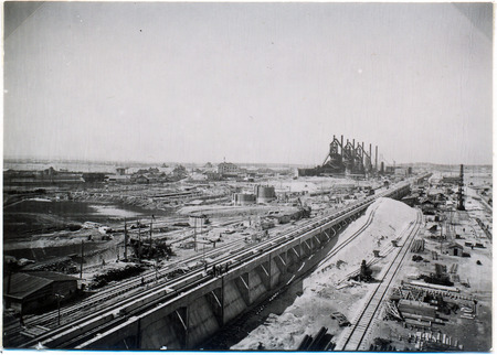 Blick Richtung Hochofengruppe (1942)