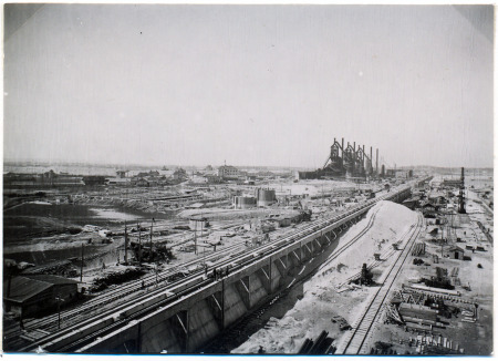 Blick Richtung Hochofengruppe (1942)